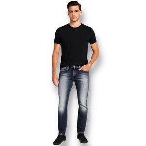 Fiorucci Ittierre Black Faded Italian Denim Jeans Straight Leg Rare Find Mens 32